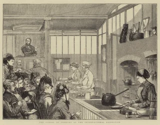 De Kookschool op de Internationale Tentoonstelling